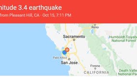 3.4-magnitude earthquake strikes near Pleasant Hill