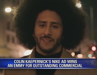 Colin Kaepernick s Nike ad wins Emmy for outstanding commercial KTVU FOX 2