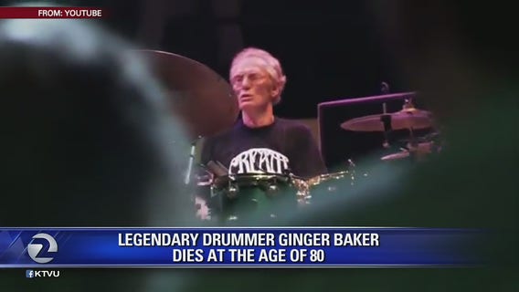 Ginger Baker, drummer for Cream, dies at 80