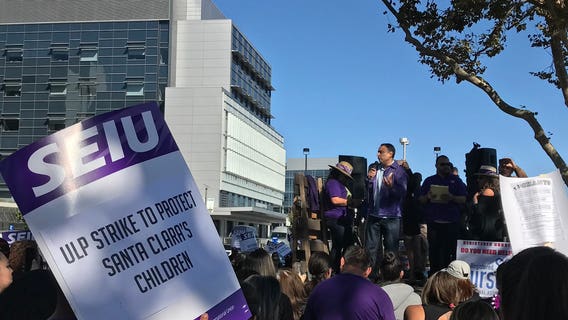 Assemblyman Ash Kalra joins Santa Clara County workers’ picket lines on 9th day of strike