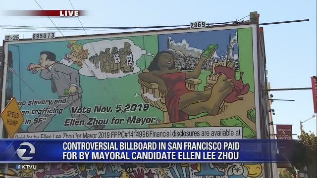 Billboard company pulls controversial ads from SF mayoral candidate