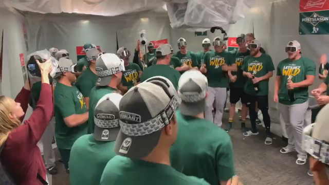 Oakland A's fans psyched for wild card game against Tampa Bay Rays