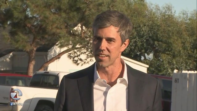 Presidential candidate Beto O'Rourke stops at San Quentin, Oakland