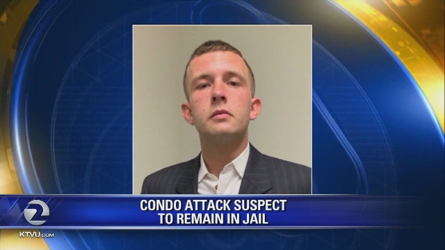 Man accused of attacking woman outside SF condo to remain behind bars