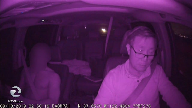 Passenger strips, touches himself next to rideshare driver