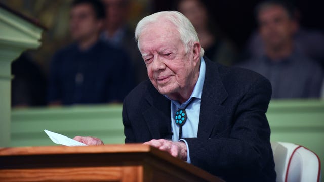 Former President Jimmy Carter back in the hospital