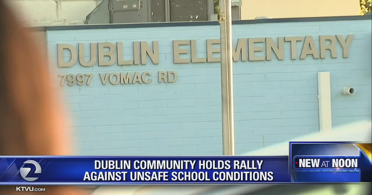 Teachers, parents rally to renovate aging Dublin school after plan put on hold