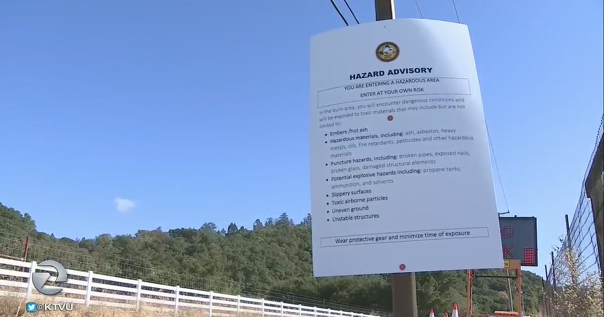 Initial Kincade Fire cleanup focuses on hazardous materials | KTVU FOX 2