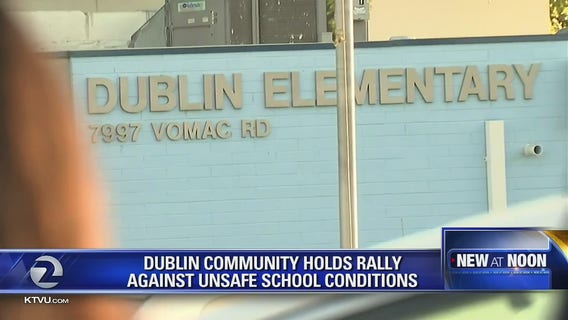 Teachers, parents rally to renovate aging Dublin school after plan put on hold