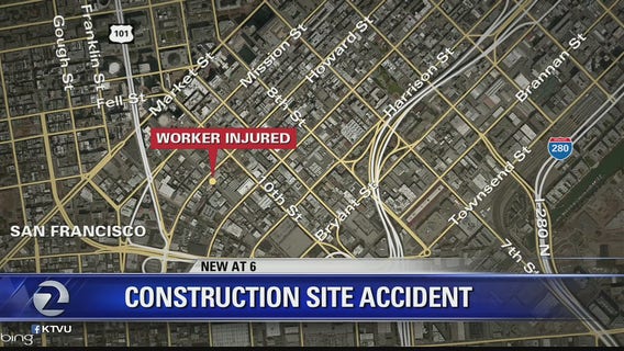 Construction worker seriously injured after 40-foot fall in San Francisco