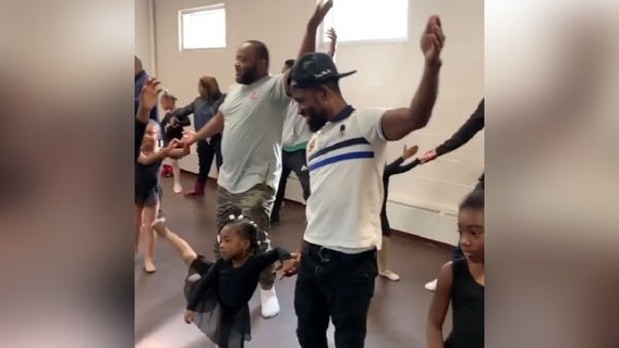 ‘Dads are the best’: Fathers dance ballet with daughters at Philly studio