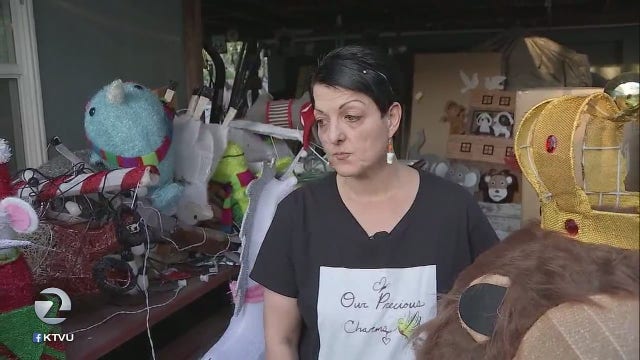 Thief steals holiday decorations for family's terminally ill son