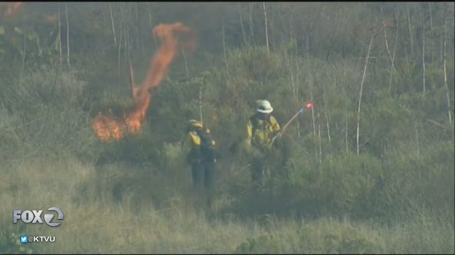 Crews make progress on large 'Maria Fire' in Southern California