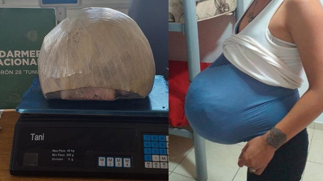 Woman hiding 10 pounds of marijuana in fake 'baby bump' arrested in Argentina