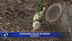 Three teens killed in Christmas night crash near Pleasanton