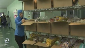 Sacred Heart's annual food giveaway in San Jose