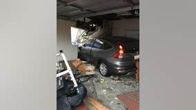 Car crash into Petaluma home displaces family of seven