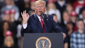 'It doesn't really feel like we're being impeached': Trump rallies supporters amid impeachment by House