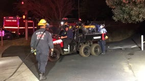 Crews safely recover muddied driver from levee near Alviso