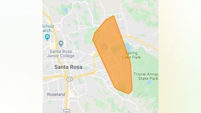 Over 3,000 PG&E customers without power in Santa Rosa