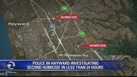 Hayward police investigate second fatal shooting in 24 hours