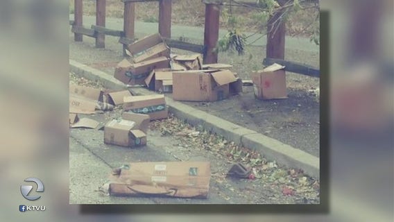 Empty Amazon boxes found in San Jose, many addressed to Menlo Park