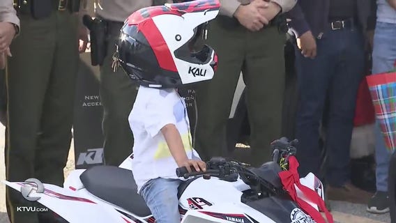 Santa helps sheriff's department replace 6-year-old cancer patient's stolen toy ATV