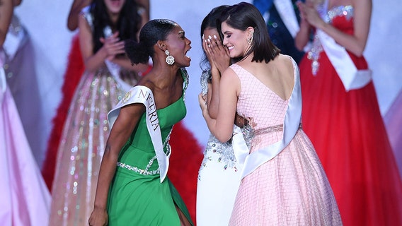 Miss Nigeria's reaction to losing Miss World crown goes viral