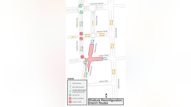 Shattuck Avenue reconfiguration to take place later this month