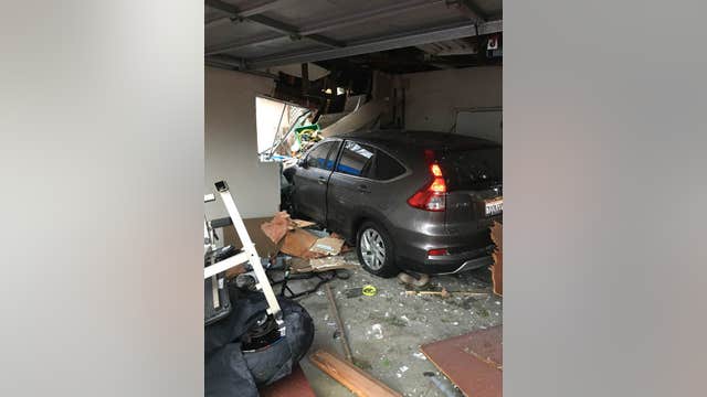 Car crash into Petaluma home displaces family of seven