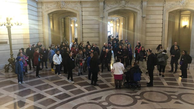 Activists take over San Francisco mayor’s office seeking affordable housing for seniors