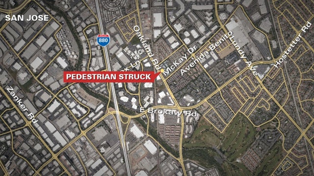 Woman struck, killed by vehicle while crossing San Jose street