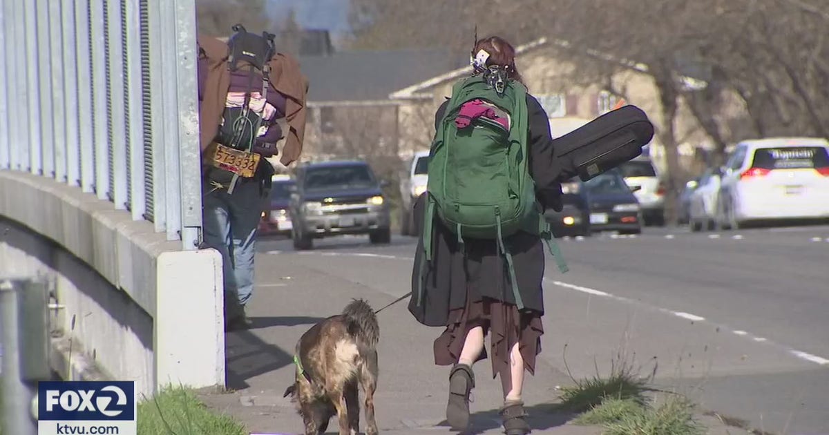 Massive Santa Rosa homeless encampment begins to move out | KTVU FOX 2