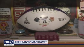 49ers superfan shows off incredible Niners-themed 'man cave'