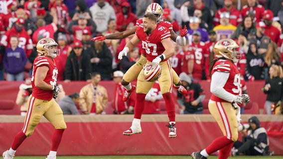 49ers use early season formula on playoff win vs. Vikings
