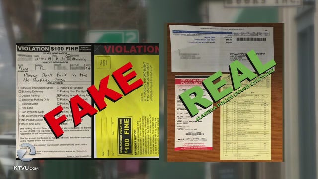 Police not impressed with parking ticket prankster