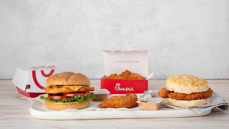 The hot new menu, which includes the Grilled Spicy Deluxe Sandwich, Spicy Chick-n-Strips and the Spicy Chick-n-Strips Biscuit, will only be rolled out in the Charlotte, N.C.-area and select cities in Arizona starting Jan 13. (Chick-fil-A)