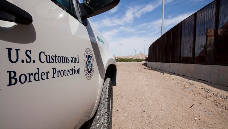 54ce8f74-A Customs and Border Protection vehicle is shown near the U.S.-Mexico border in a file photo. (Photo by Jinitzail Hernández/CQ-Roll Call, Inc via Getty Images)