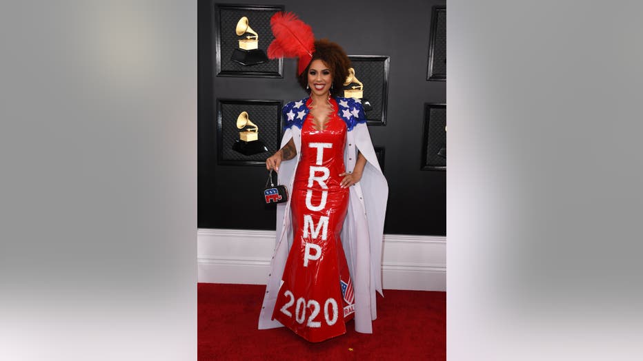 US singer Joy Villa arrives for the 62nd Annual Grammy Awards on January 26, 2020, in Los Angeles. (Photo by VALERIE MACON / AFP) (Photo by VALERIE MACON/AFP via Getty Images)