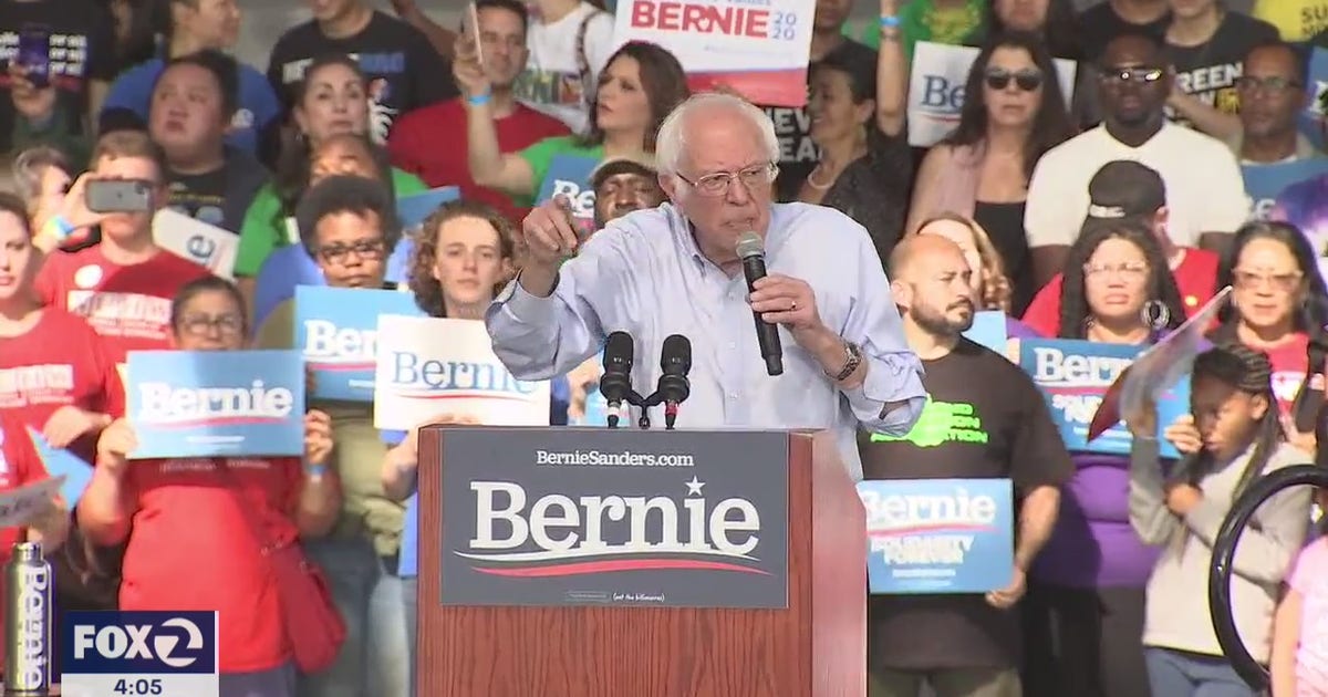 Bernie Sanders has one-on-one with KTVU, holds campaign rally in ...