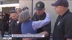 Passionate goodbye from ousted Oakland police chief at union gathering