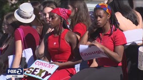 Berkeley High students walk out of class, rally against sexual violence