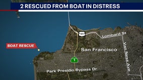 SFFD, Coast Guard rescue two from boat in distress