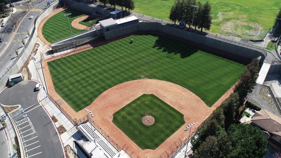 Mountain View baseball field doubles as flood basin