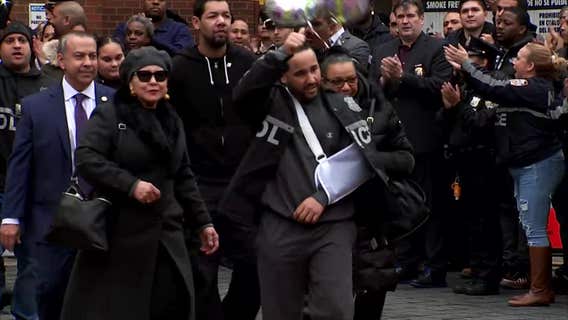 Injured NYPD lieutenant leaves hospital