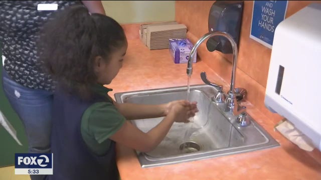 South Bay schools having students wash their hands to help prevent possible spread of virus