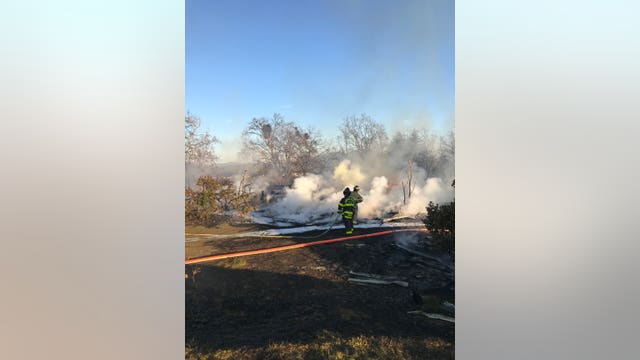 Vacant Pleasant Hill home destroyed in Friday afternoon inferno