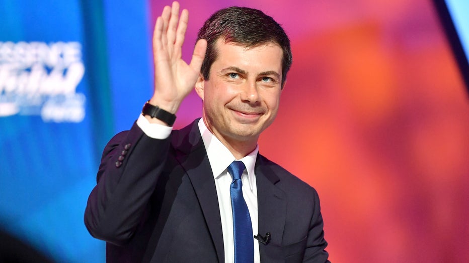 FILE: Mayor Pete Buttigieg speaks on stage at 2019 ESSENCE Festival Presented By Coca-Cola at Ernest N. Morial Convention Center on July 07, 2019 in New Orleans, Louisiana.