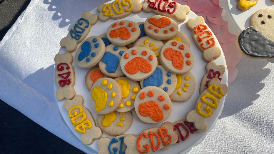 Puppy treats at the Guide Dogs for the Blind. Feb. 12, 2020