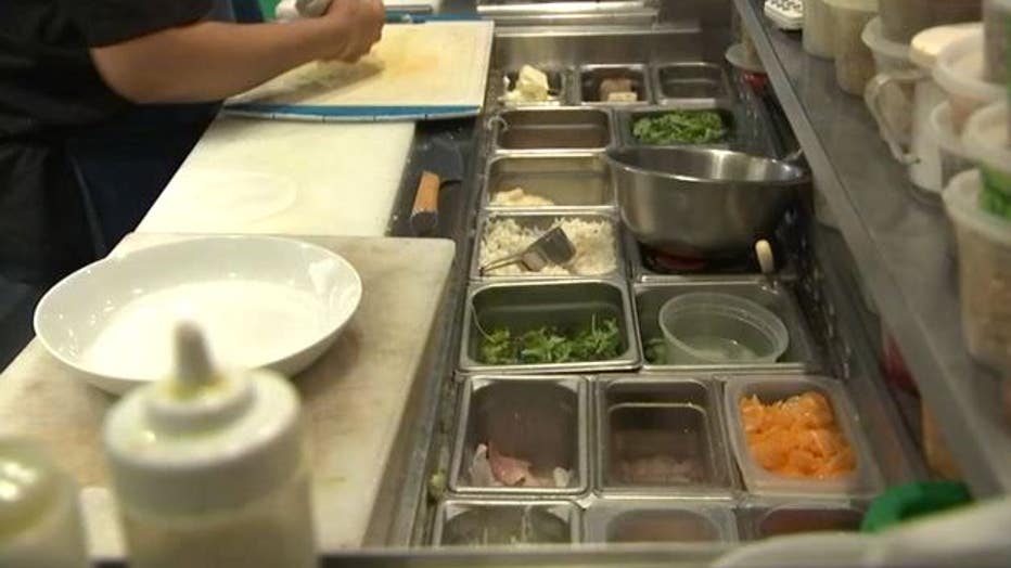 A generic restaurant kitchen